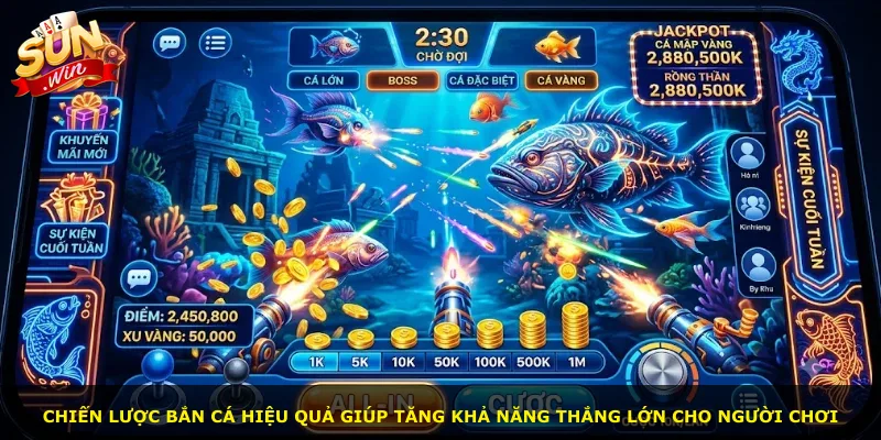 Chiến lược bắn cá hiệu quả giúp tăng khả năng thắng lớn cho người chơi