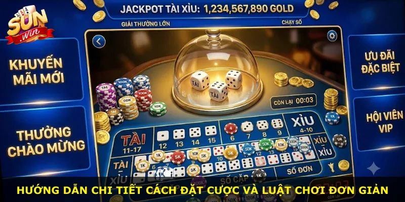 Hướng dẫn chi tiết cách đặt cược và luật chơi đơn giản