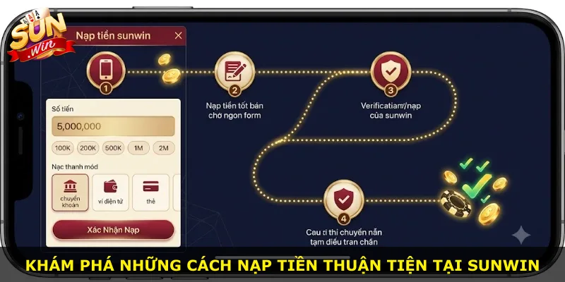 Khám phá những cách nạp tiền thuận tiện tại Sunwin