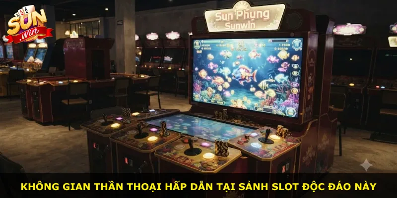 Không gian thần thoại hấp dẫn tại sảnh slot độc đáo này