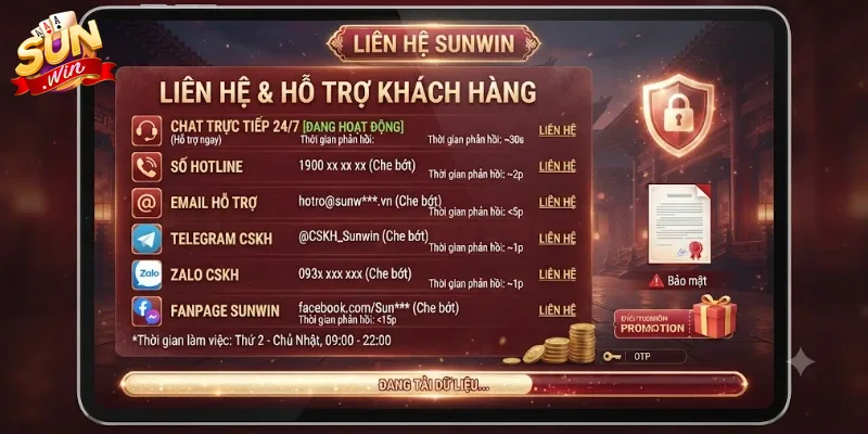 Liên Hệ Sunwin Nhanh Chóng, Hỗ Trợ Tận Tình Mọi Thắc Mắc Của Bạn