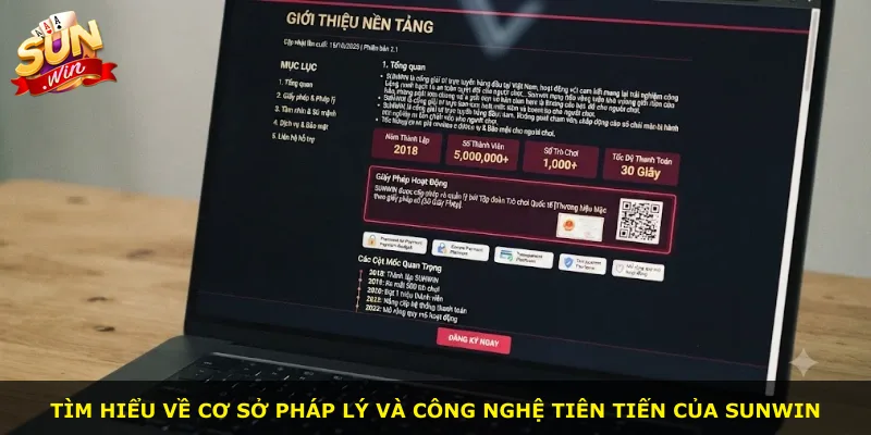 Tìm hiểu về cơ sở pháp lý và công nghệ tiên tiến của Sunwin